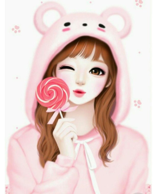 кореянка иллюстрация