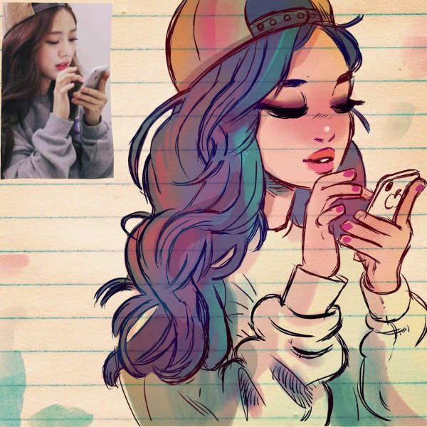 девушки в мультяшном стиле