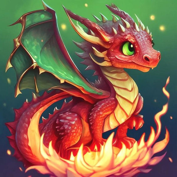 красный дракончик