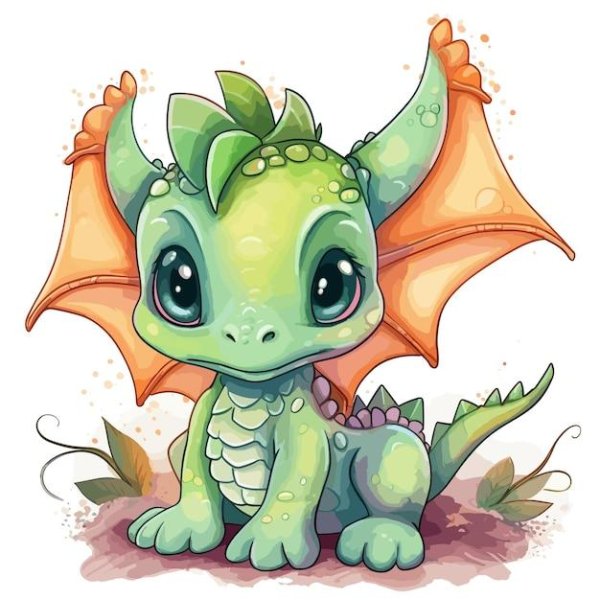 мультяшные дракончики