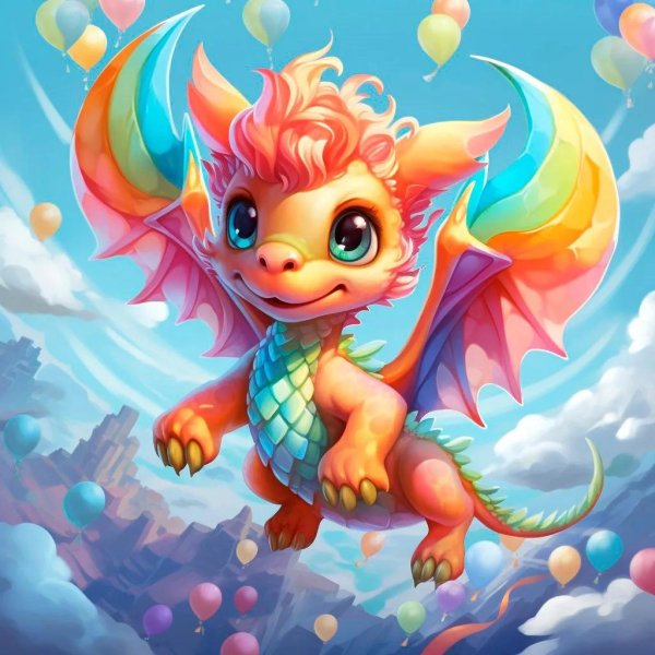 мультяшные дракончики