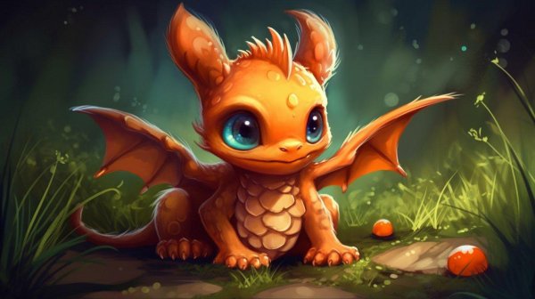 дракон милый