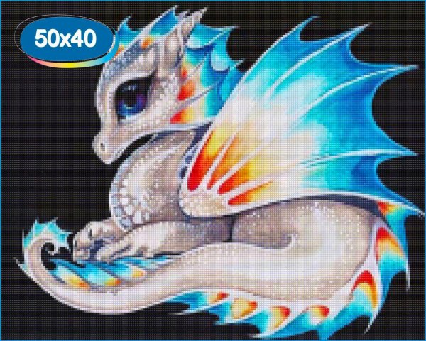 алмазная вышивка дракон