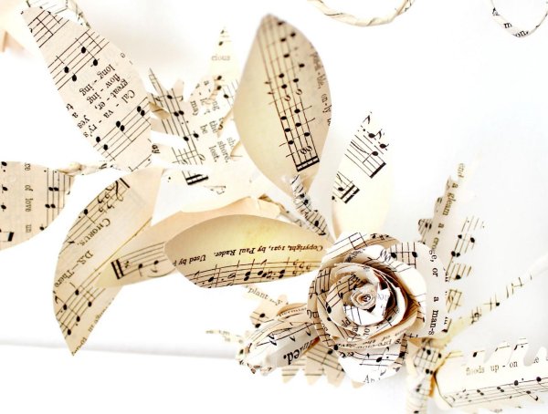 изделия из нотной бумаги