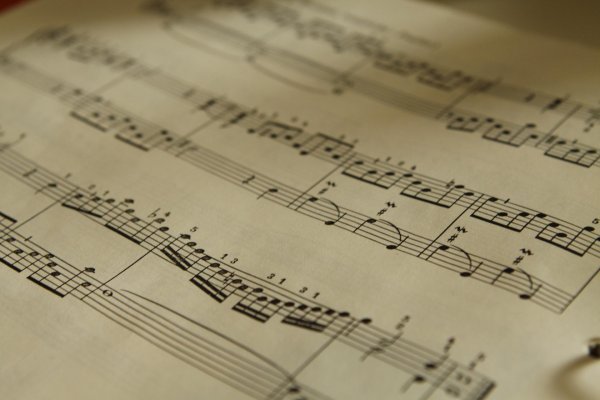 лист с нотами