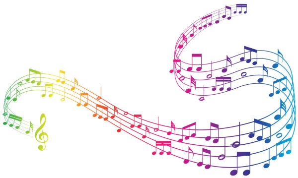 нотка на прозрачном фоне