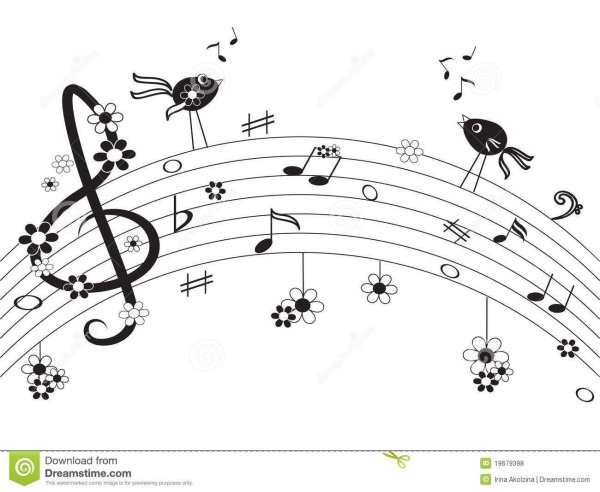 нотки птички