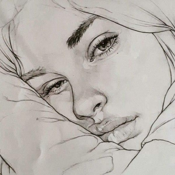 зарисовка лица