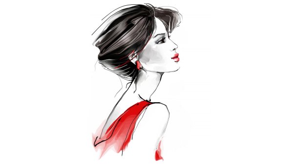 эскиз женщины