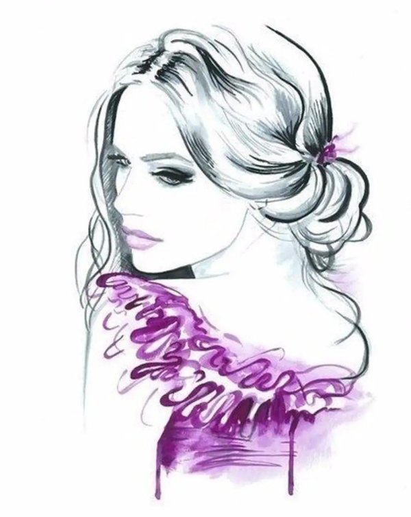 модная иллюстрация