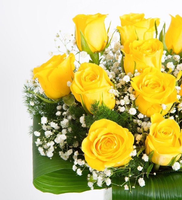 букет желтых цветов