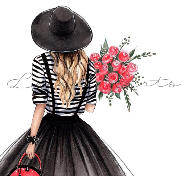 модная иллюстрация