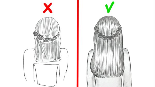 схемы причесок