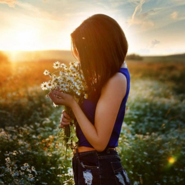 с ромашками