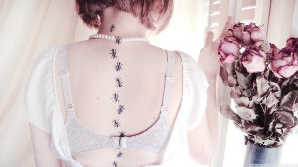 нежное тату