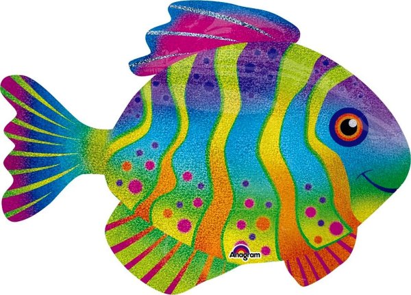 фольгированный шар рыба