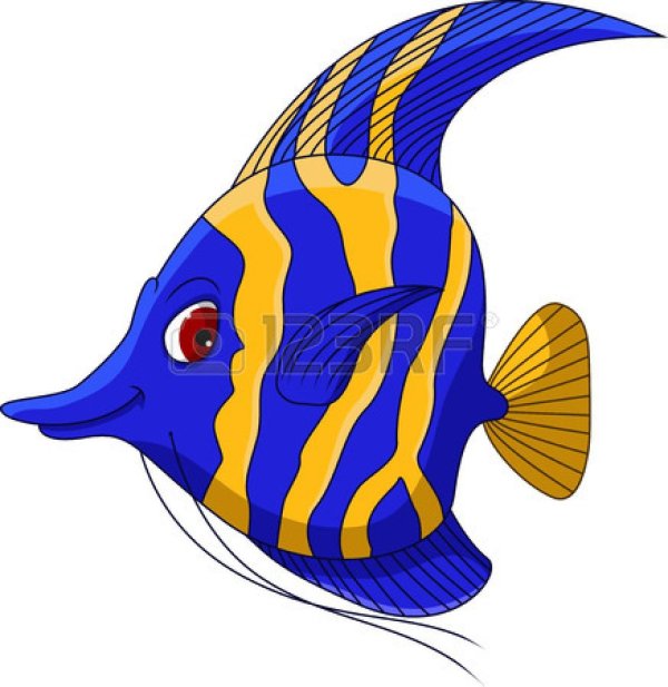 рыба мультяшная