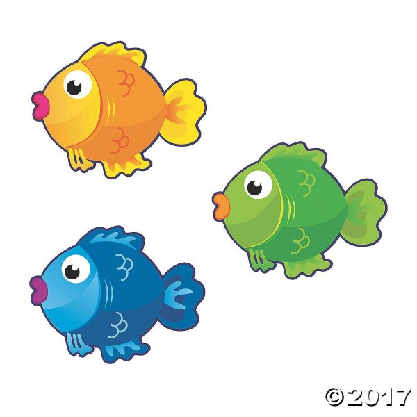 мультяшные рыбки