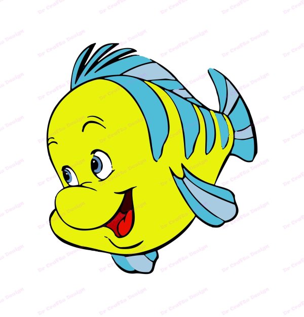 флаундер из русалочки