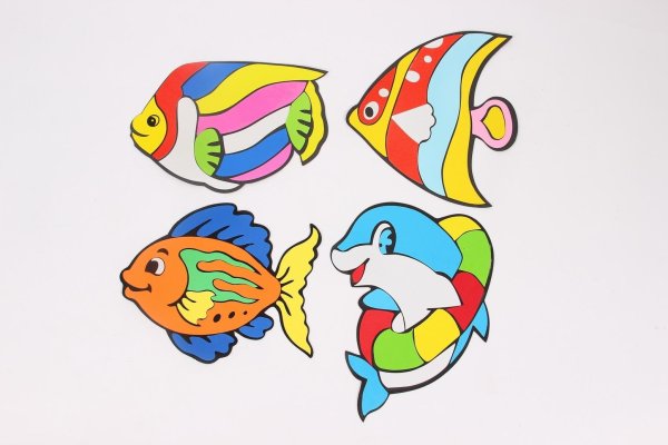 рыбка аппликация