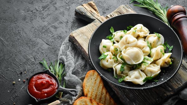 пельмени в ресторане