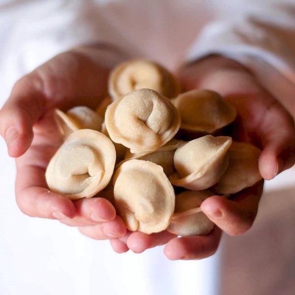 лепка пельменей