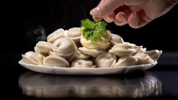 пельмени красивые