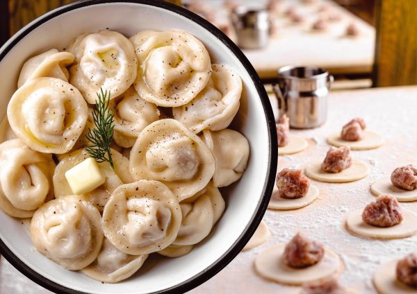 пельмени красивые