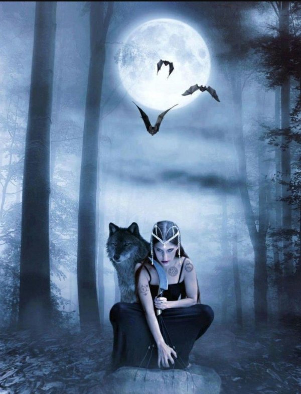 мистические волки