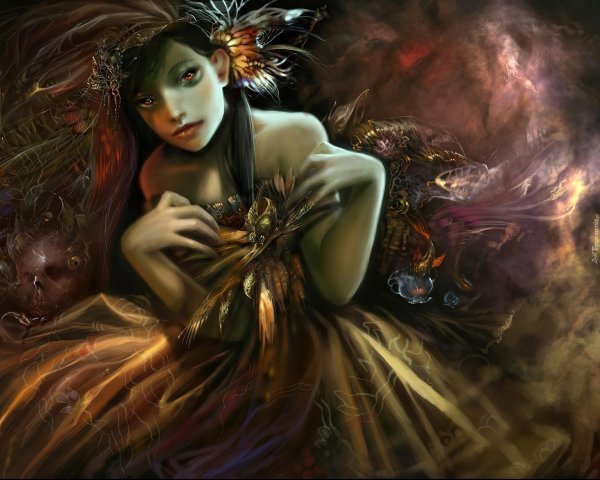 мистическая девушка