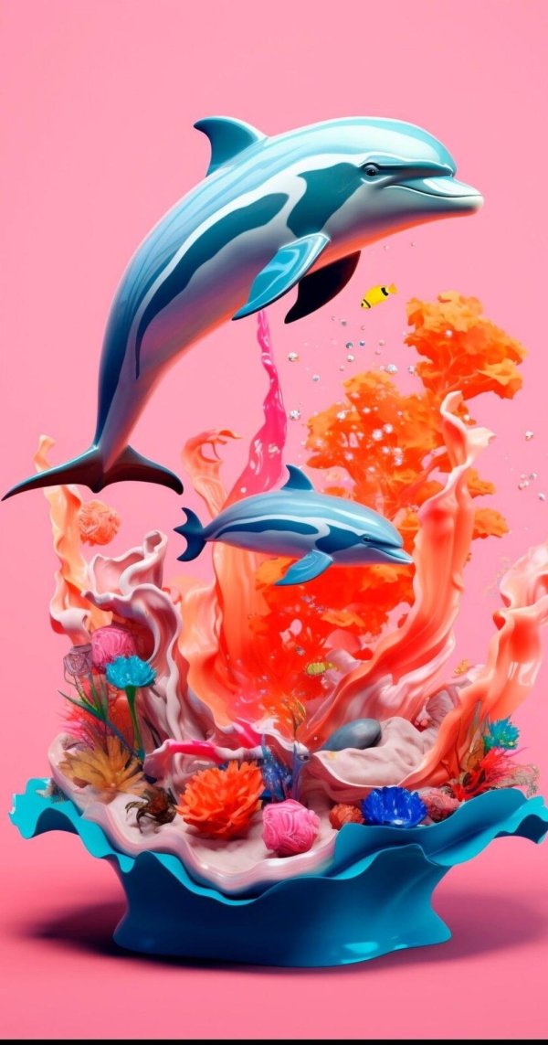 дельфин красивый