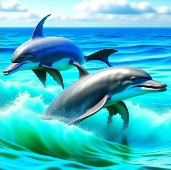 дельфин красивый