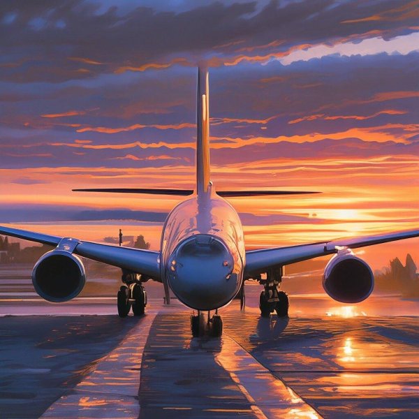 взлет самолета