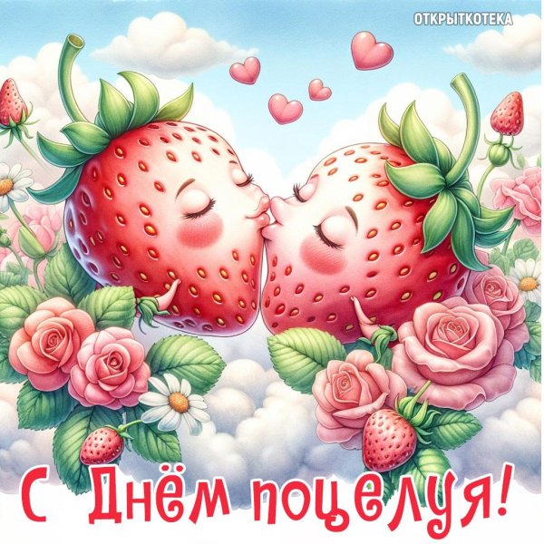 поцелуйчики открытки