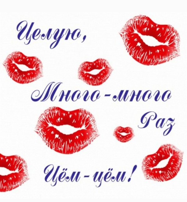 целую много много