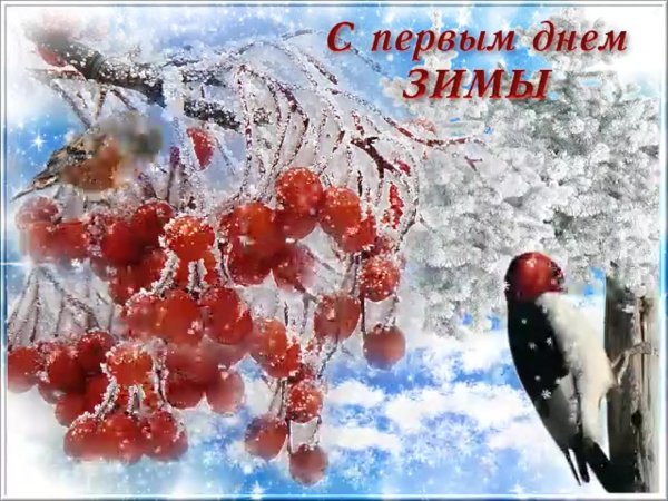 первый день зимы