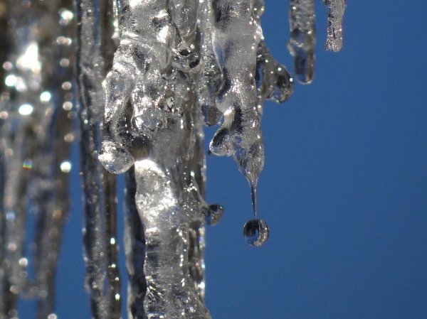 оттепель зимой