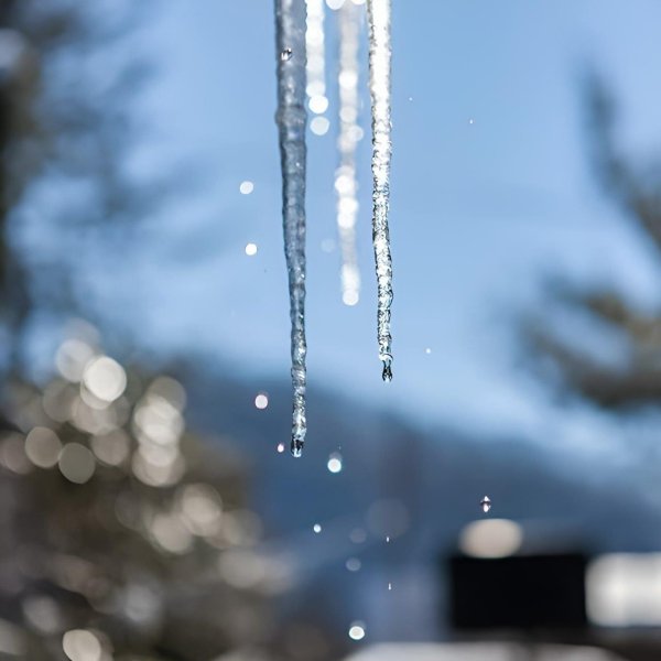 оттепель зимой