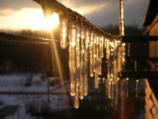 зима оттепель