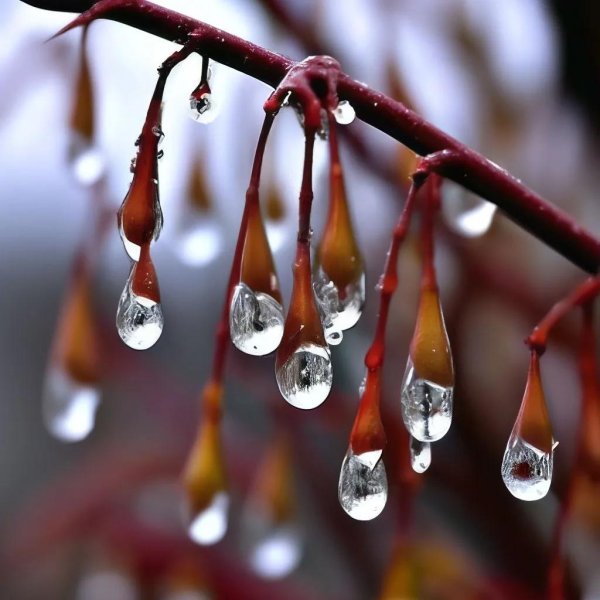 гирлянда дождики капельки