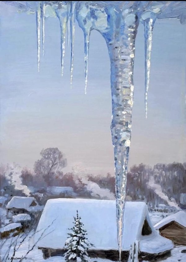 молчанов олег иванович художник зима