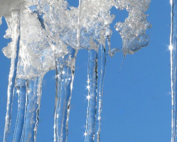 красивые сосульки