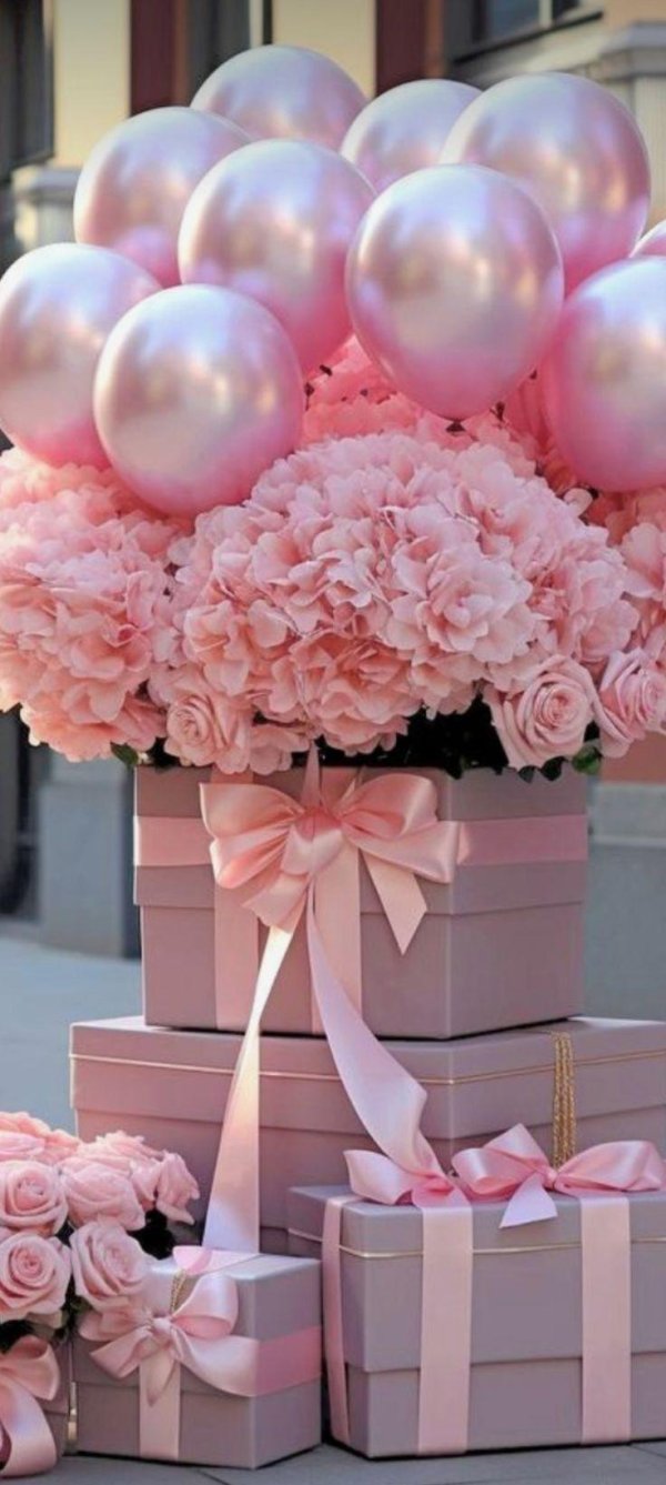 розовые пионы