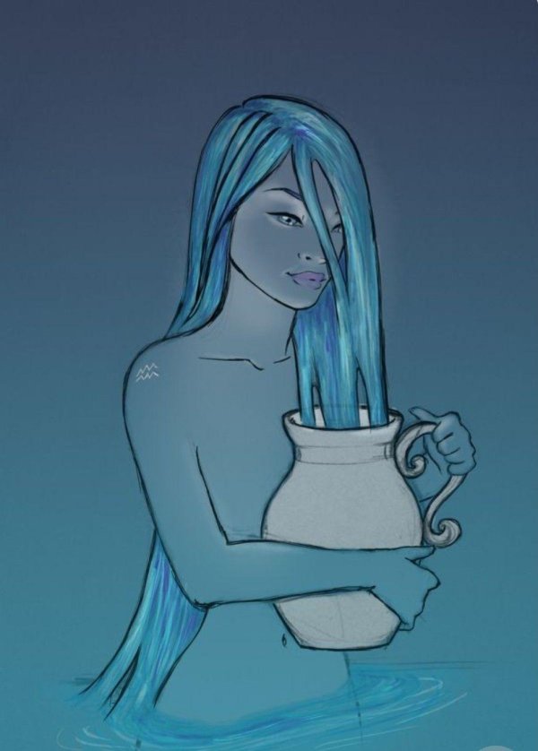 рисунок водолея