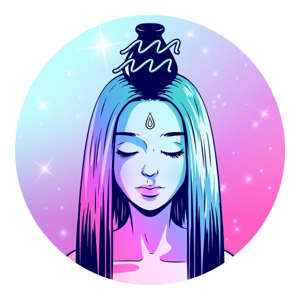 красивая девушкаводолей