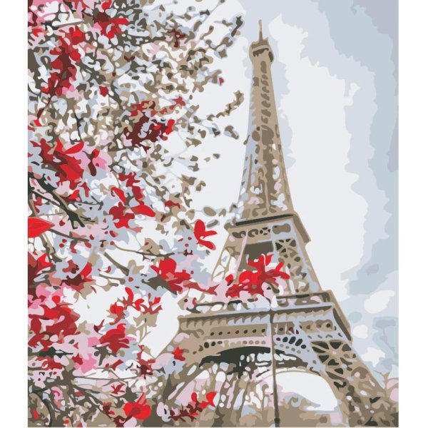 картина по номерам эйфелева башня