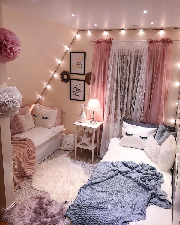 интерьер спальной