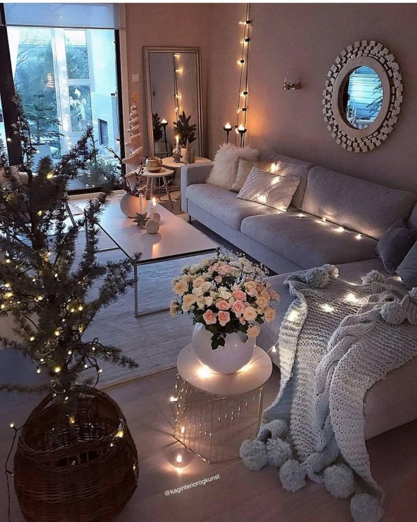 гостиная уютная