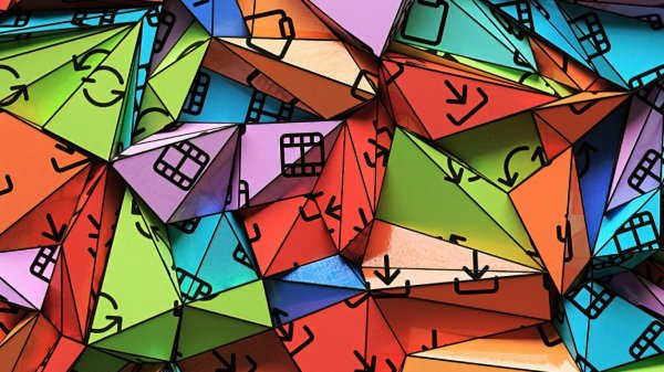 оригами кубик