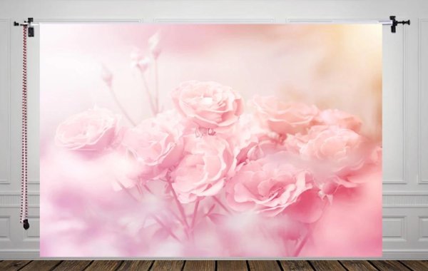 фон нежно розовый